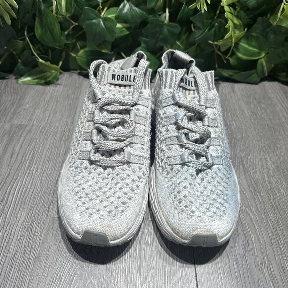 Nobull Unisex Knit Runner Gray Running Shoes Sneakers Size M 6 W 7.5 main image 5